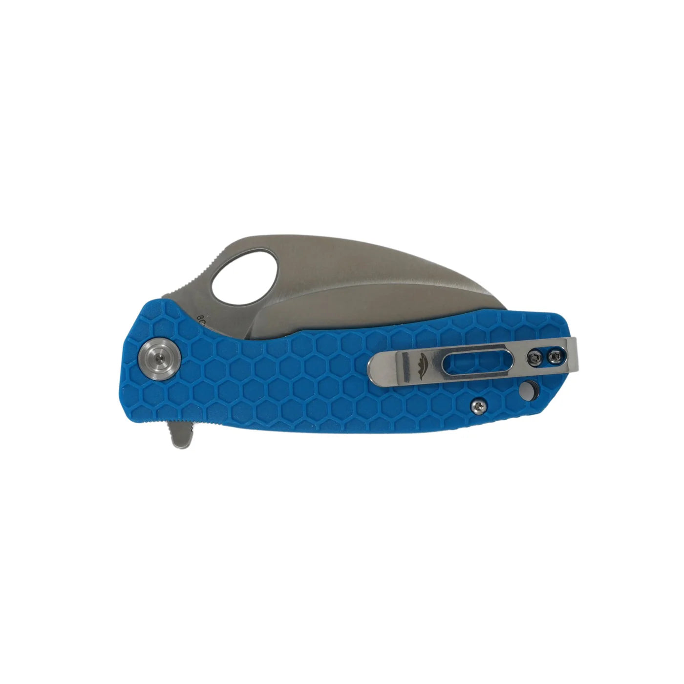 Honey Badger MEDIUM CLAW SMOOTH KNIFE ( HB1149 ) Blue