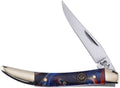 Hen & Rooster Int. Red/Blue Swirl Toothpick