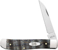 Case Blue Curley Oak Mini Trapper 47491