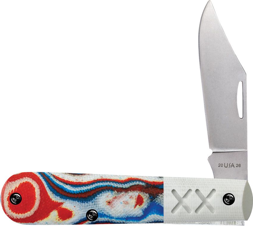 Case Red/White/Blue G-10 Crossroads Barlow 53164