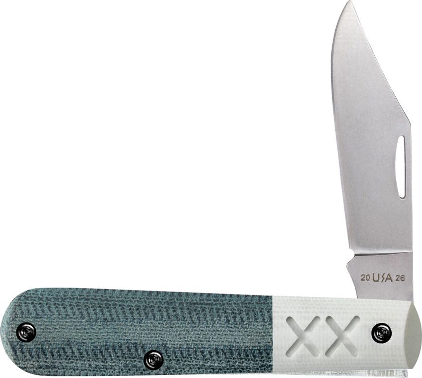 Case 10875 Blue Denim Cancas Micarta Balow