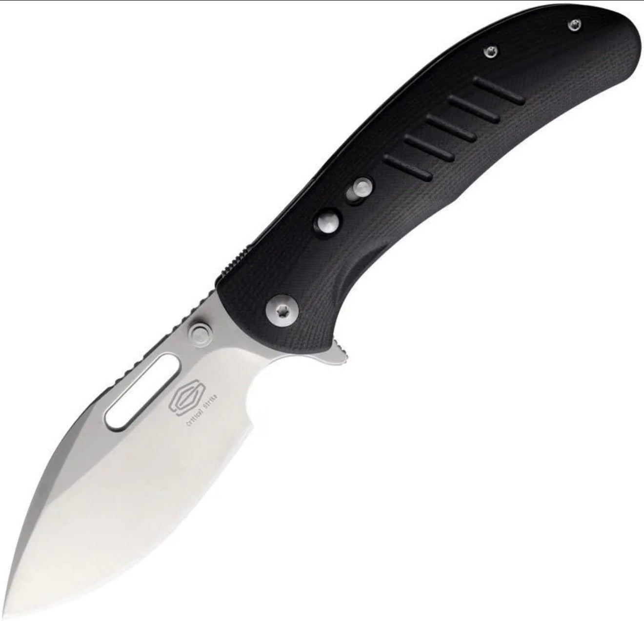 Critical Strike Zulu Button Lock Black Satin