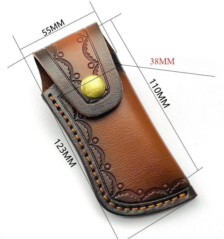 Folding Knife Sheath / Knife Case Leather Knife Case for Folding Storage Leather Outdoor Knife Sheath Leather Case
