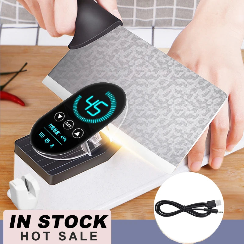 Electric Knife Sharpener Machine Kitchen Knives Scissor Sharpening Machine Grinder Efficient Safe Kitchen Utensils Accessories