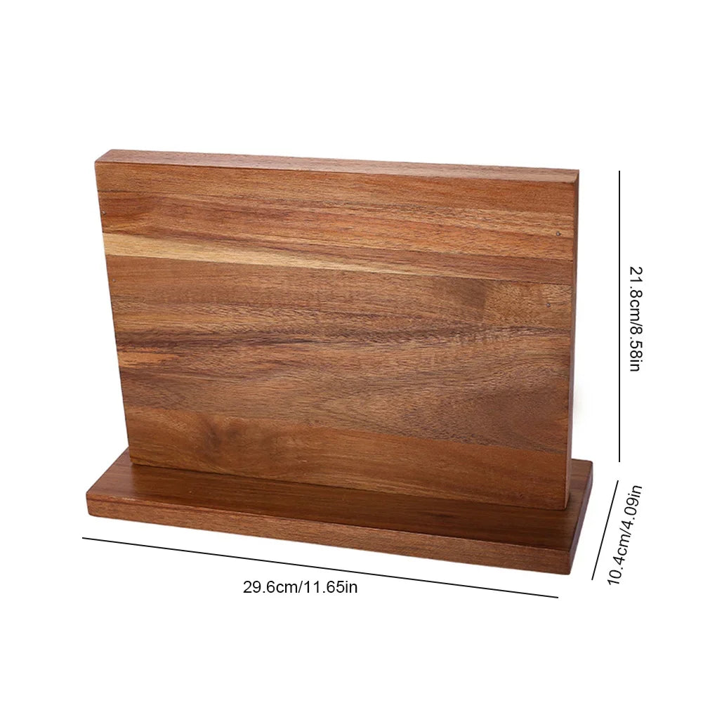 Magnetic Double-Sided Knife Block Knife Display Rack Strong Magnetism Knife Holder for Kitchen Counter Multifunctional Storage