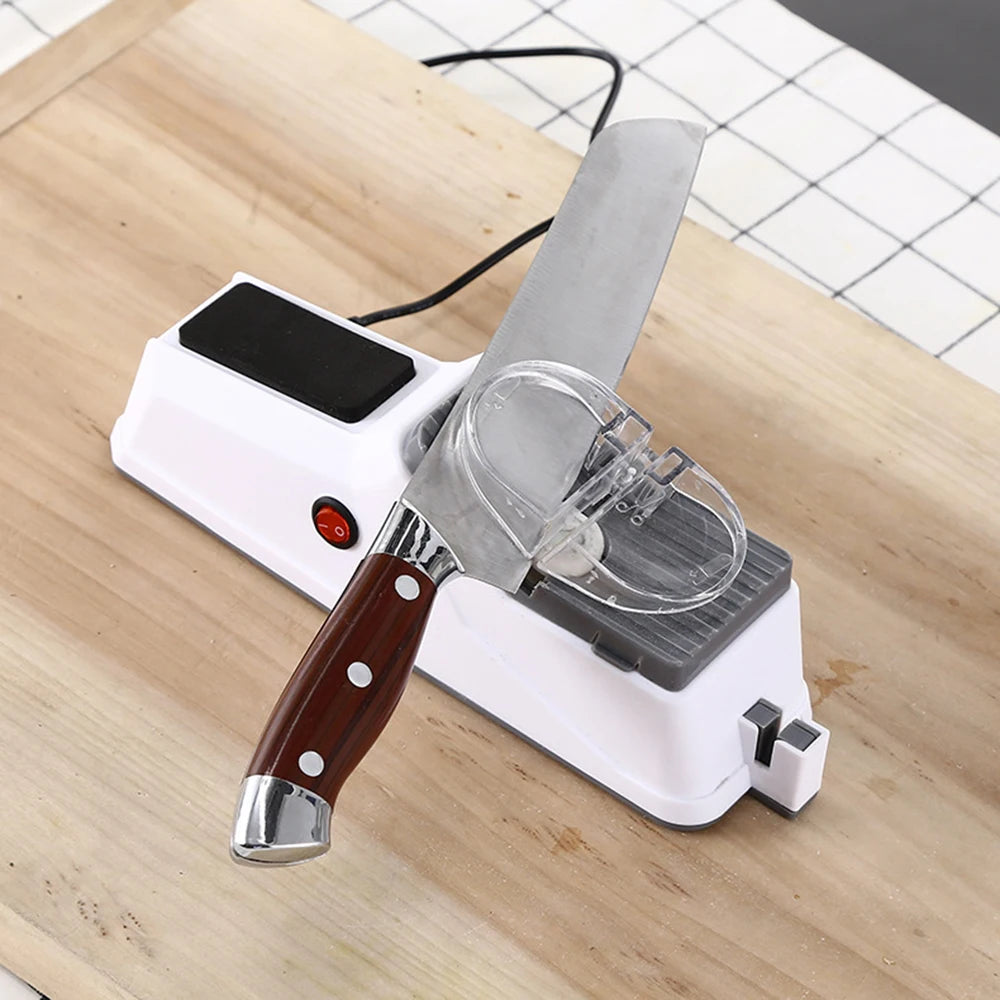Electric Knife Sharpener Machine Kitchen Knives Scissor Sharpening Machine Grinder Efficient Safe Kitchen Utensils Accessories