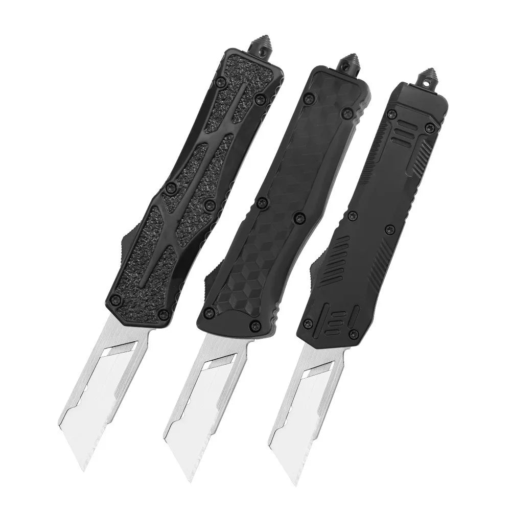 Art knife, multifunctional knife. High end gift box packaging, with 10 blades and a nylon knife cover as a gift