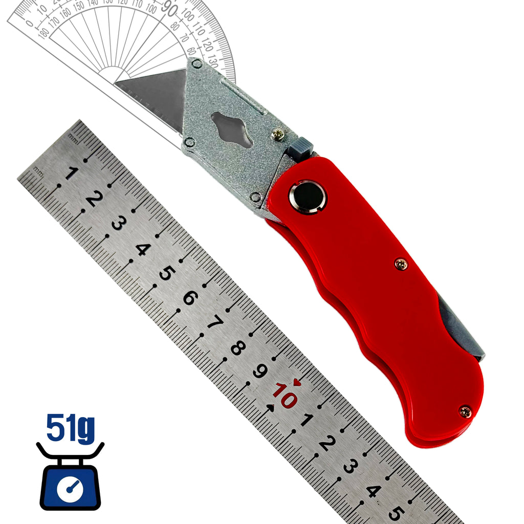 Folding Art Knife - 10 blades, box opener, office supplies, wallpaper knife, multi-functional folding knife，Utility knife