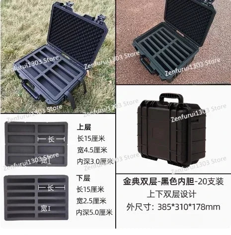 Collection Box Edc Portable Folding Knife Storage Box Butterfly Swiss Flail Knife 24 36 32 20 slots  Outdoor Toolbox waterproof