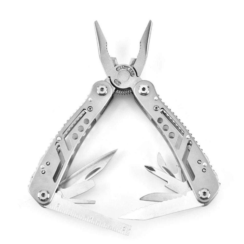 Multitool 14 in1 With Mini Tools Knife Pliers And 11 Bits Multi Tool All In One Multi Function Gear Camping Backpacking Survival