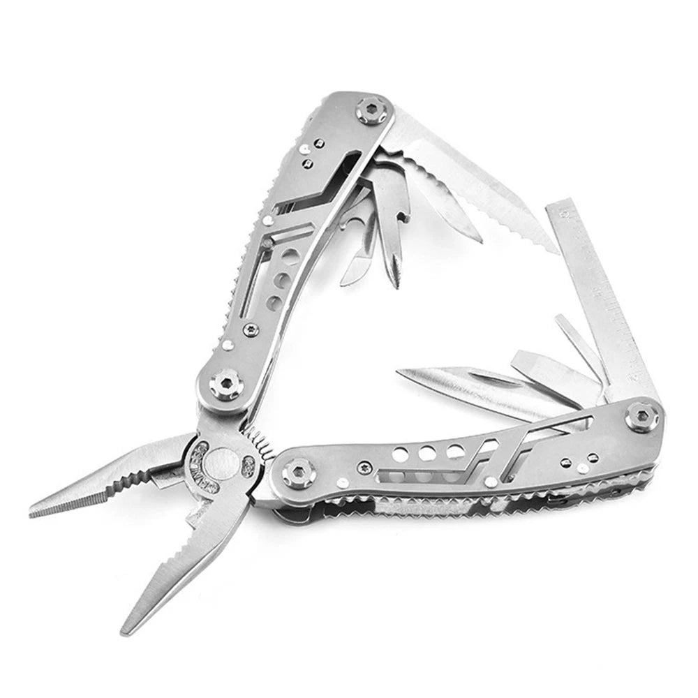 Multitool 14 in1 With Mini Tools Knife Pliers And 11 Bits Multi Tool All In One Multi Function Gear Camping Backpacking Survival