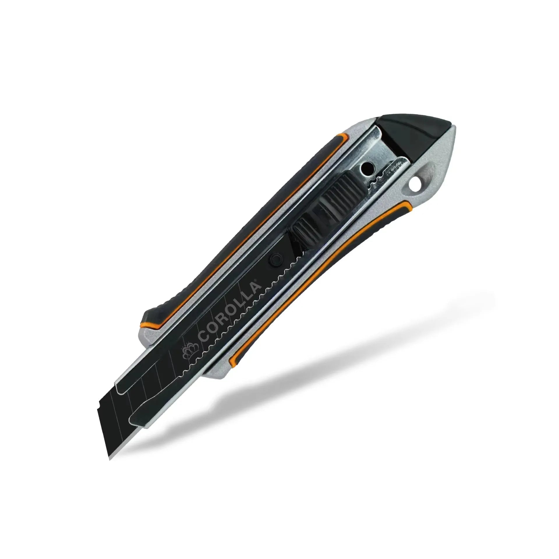 High Carbon Steel Blade Utility Knife Durable Industrial Replaceable Paper Cutter Office Art Student Supplies Stainless Steel