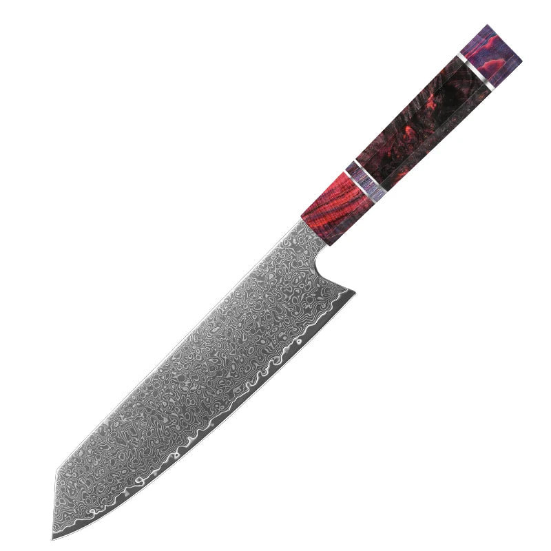 1-5 PCS Kitchen Knife set Damascus Steel Japanese chef Knife Santoku Knife Nakiri Knife kiritsuke knife Stable wood Handle