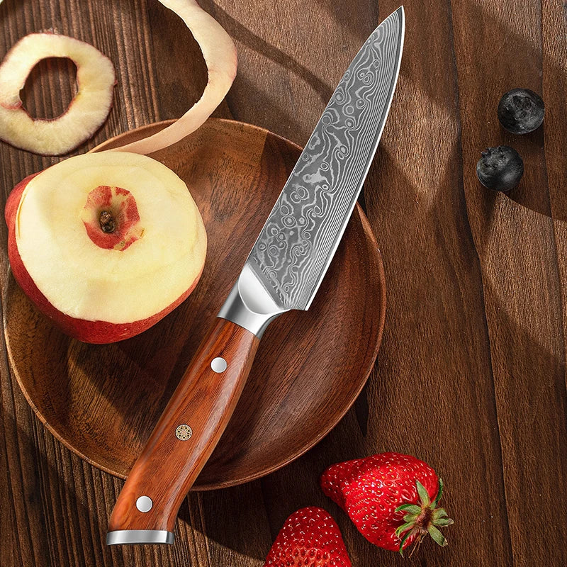 Kitchen Chef Knife Set 67 Layer Damascus Stee Super Sharp Cleaver Knife Premium Kitchen fruit Knife Kitchen Cooking Tools