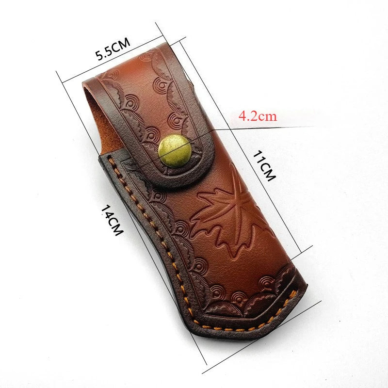 Folding Knife Sheath / Knife Case Leather Knife Case for Folding Storage Leather Outdoor Knife Sheath Leather Case