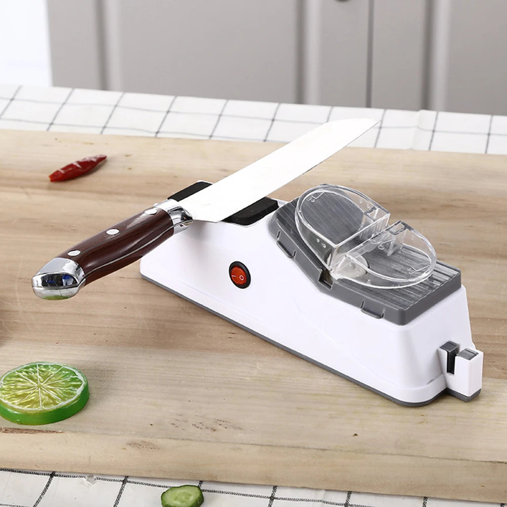 Electric Knife Sharpener Machine Kitchen Knives Scissor Sharpening Machine Grinder Efficient Safe Kitchen Utensils Accessories