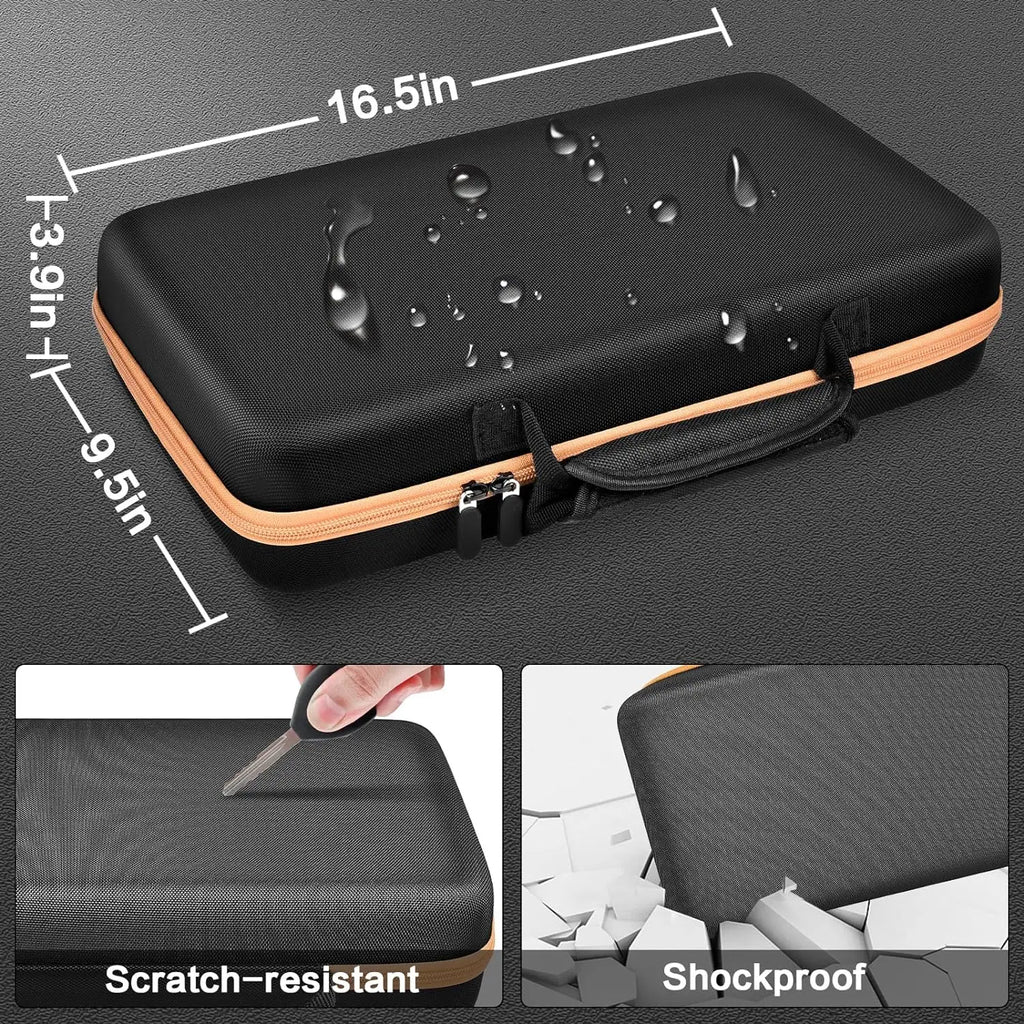 Knife Display Case for 64+ Pocket Knives, Butterfly Knife Storage Box, Folding Knives Organizer Holder, Knives Collection Organi