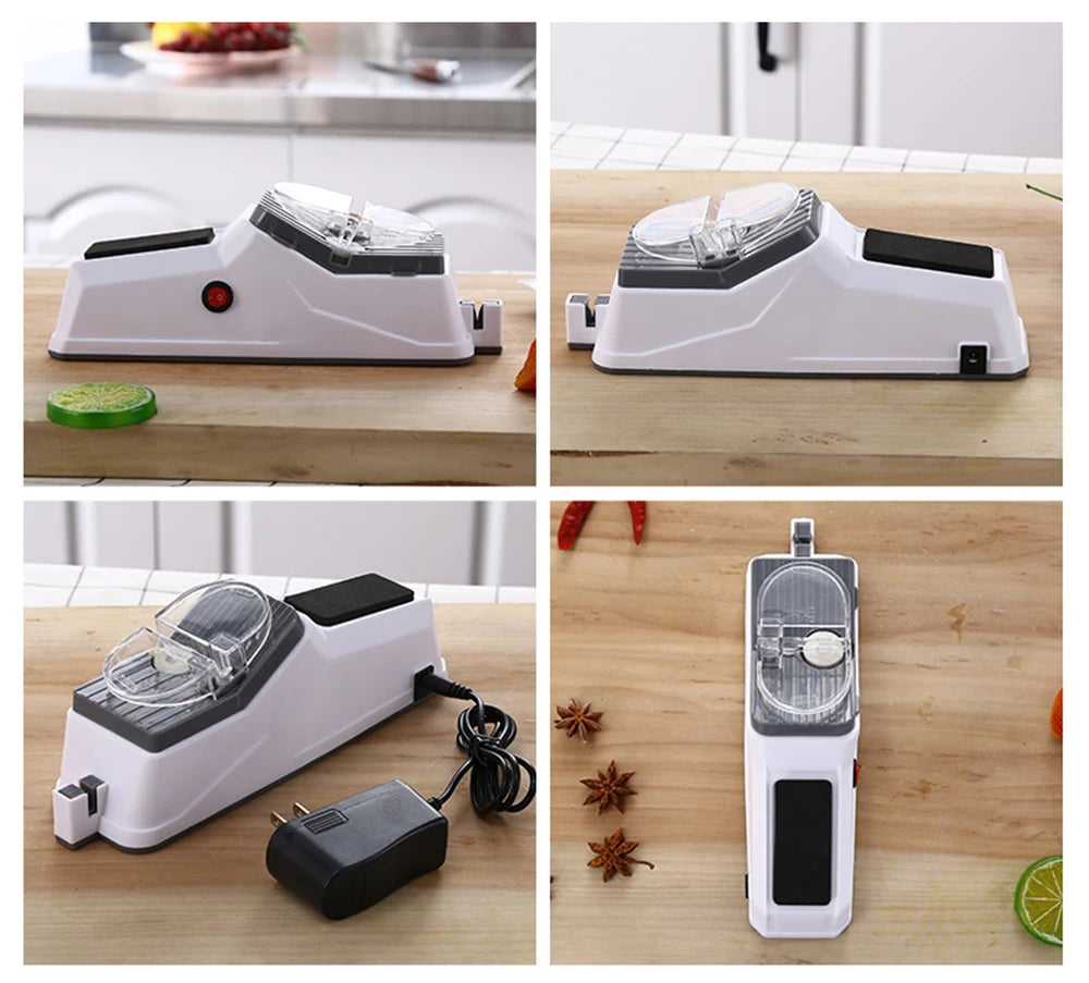 Electric Knife Sharpener Machine Kitchen Knives Scissor Sharpening Machine Grinder Efficient Safe Kitchen Utensils Accessories