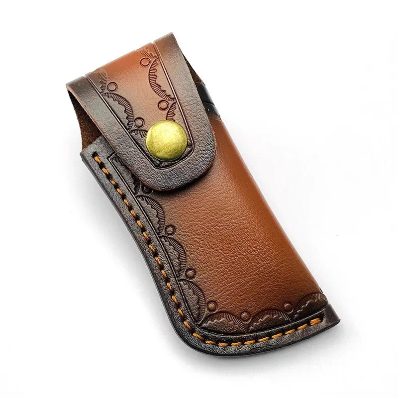 Folding Knife Sheath / Knife Case Leather Knife Case for Folding Storage Leather Outdoor Knife Sheath Leather Case