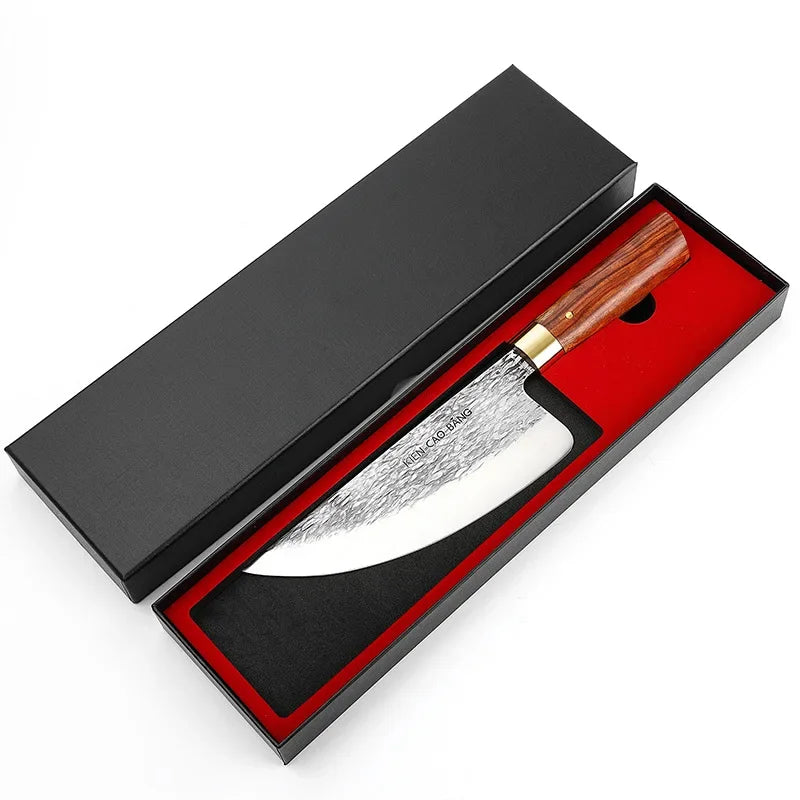 Kitchen Knife Set Chef Knives Japanese 5CR15 High Carbon Stainless Steel Kitchen Meat Cleaver Forged Butcher's Boning Knife