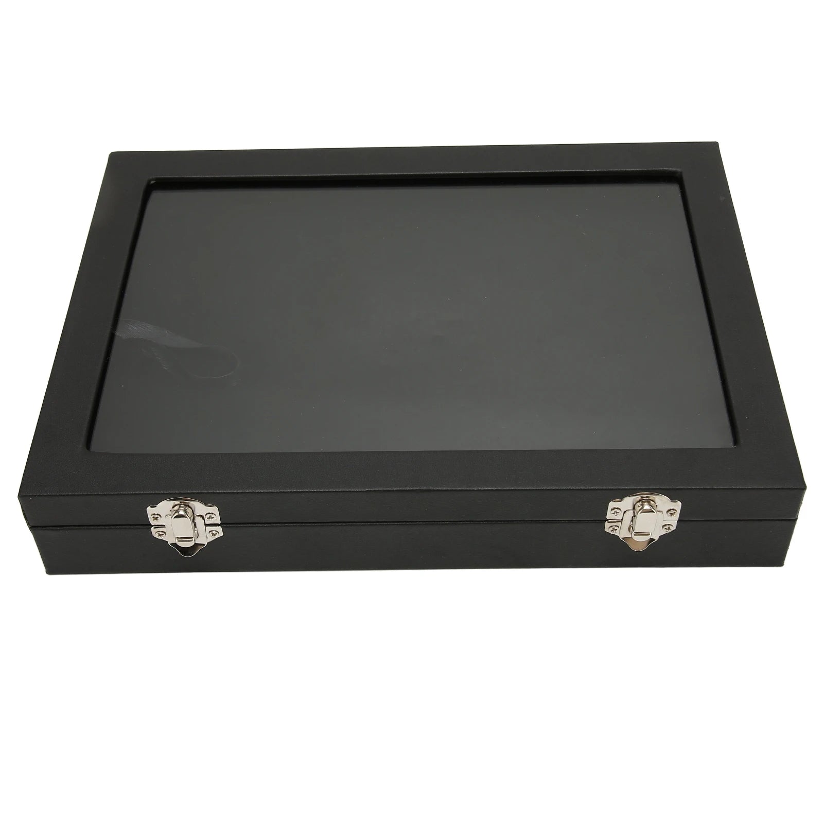 Pin Display Case Dustproof Space Saving Easy Cleaning Medal Frame Box Transparent Lid with Lock Buckle for Badge Collection