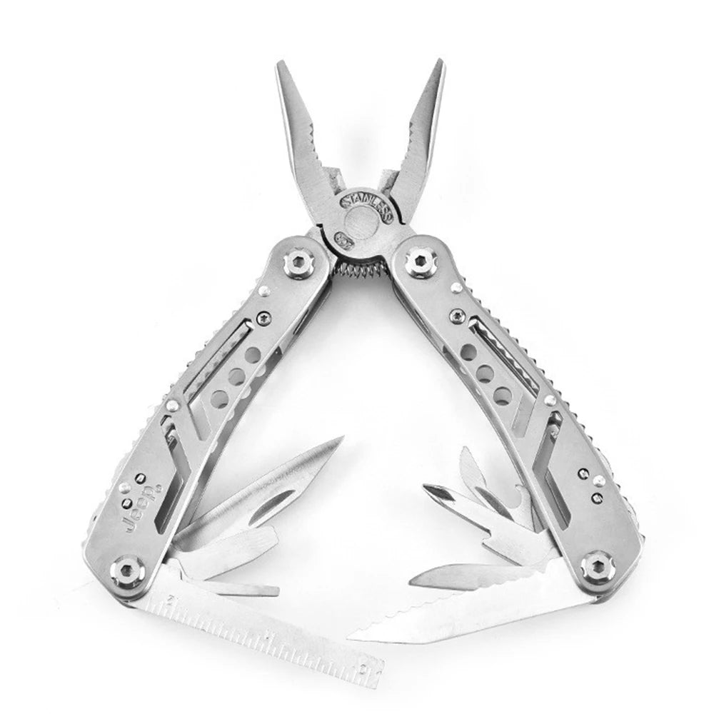 Multitool 14 in1 With Mini Tools Knife Pliers And 11 Bits Multi Tool All In One Multi Function Gear Camping Backpacking Survival