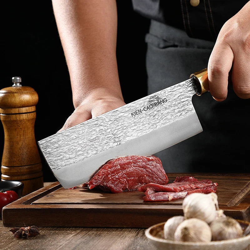 Kitchen Knife Set Chef Knives Japanese 5CR15 High Carbon Stainless Steel Kitchen Meat Cleaver Forged Butcher's Boning Knife